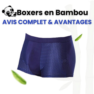 Boxer best sale bambou homme