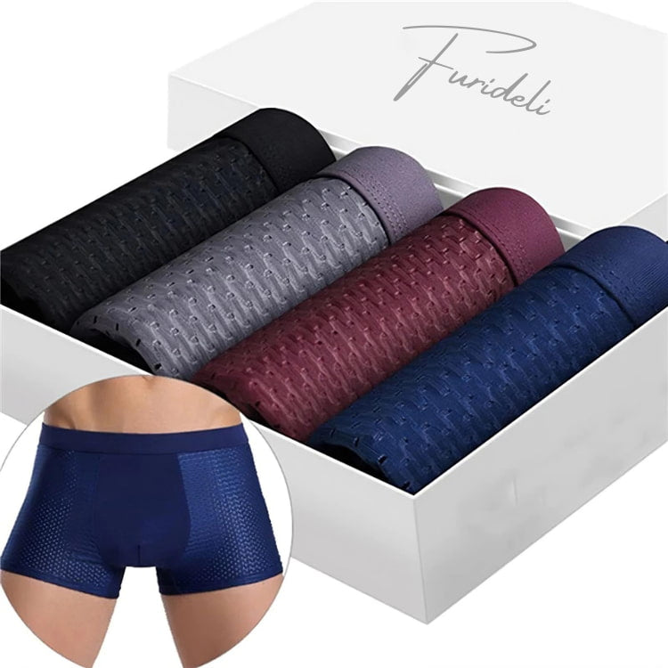 Kit 10 Boxers en Fibre de Bambou Furideli - Achetez 5 et recevez-en 10