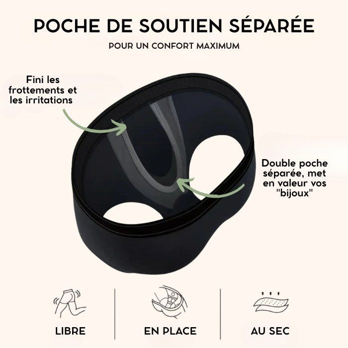 Boxers Bambou Premium - Double Poche | Confort & Fraîcheur 24h/24