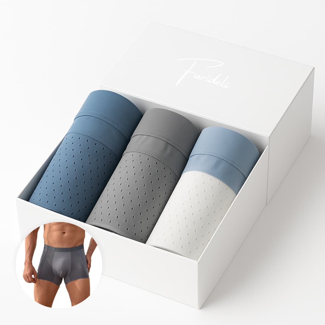 Pack de 3 Boxers Boxfit+ seconde peau en soie glacée - Achetez 3 et recevez-en 5