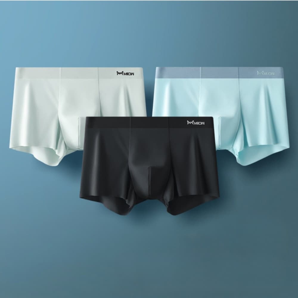 Kit 3 Boxers en Soie de Glace Ice Hero (2 achetés = 1 offert)